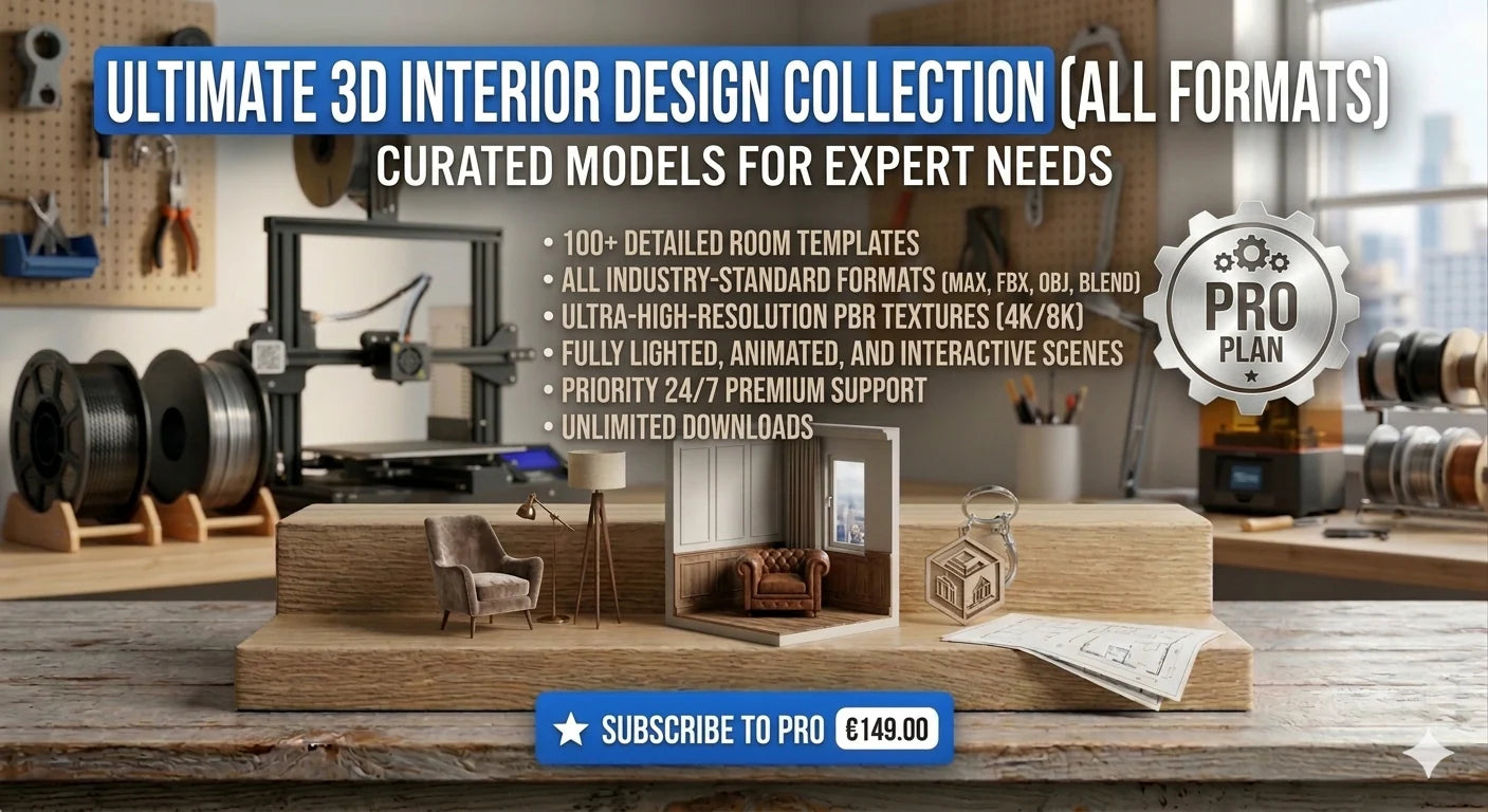 Ultimate 3D Interior Design Collection — PRO PLAN