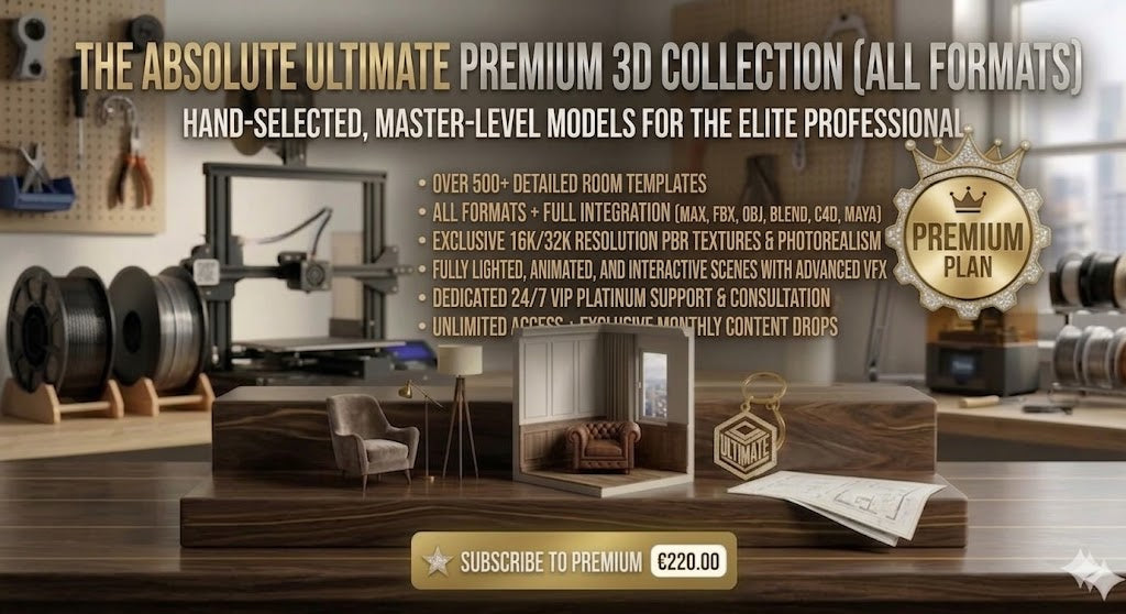 The Absolute Ultimate Premium 3D Collection — PREMIUM PLAN